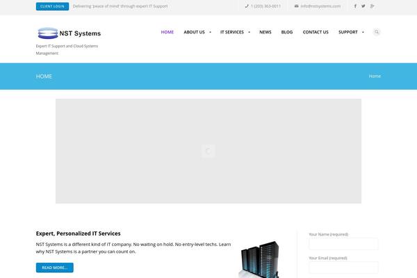 WordPress website example screenshot