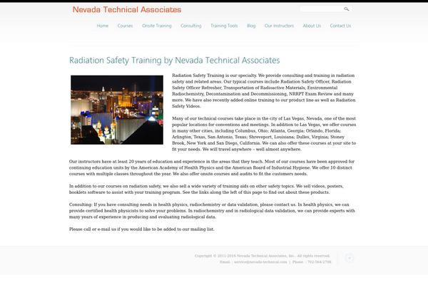 WordPress website example screenshot