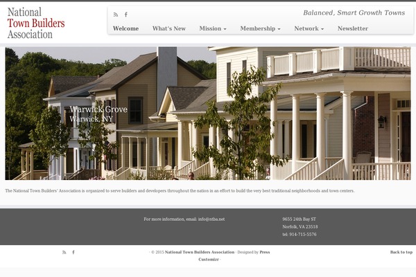 Customizr theme site design template sample