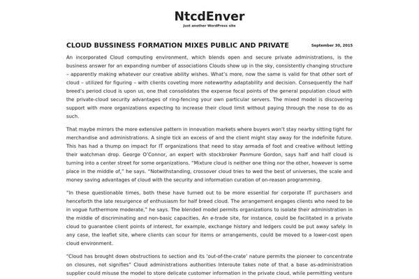 ntcdenver.info site used White Paper