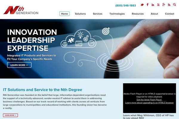 WordPress website example screenshot