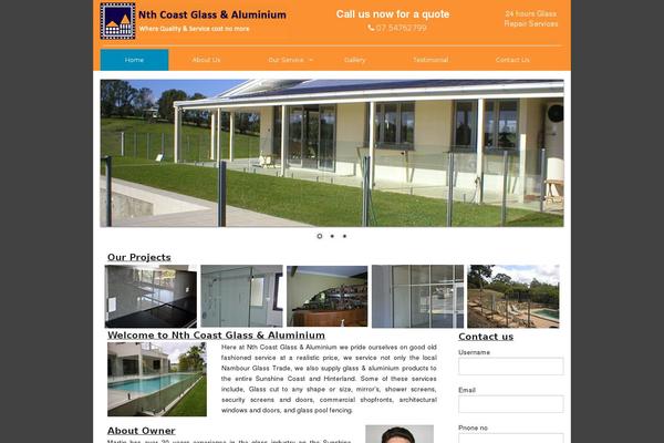 nthcoastglass.com site used Nthglass