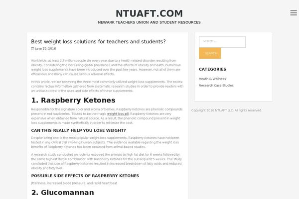 ntuaft.com site used Amazing Blog