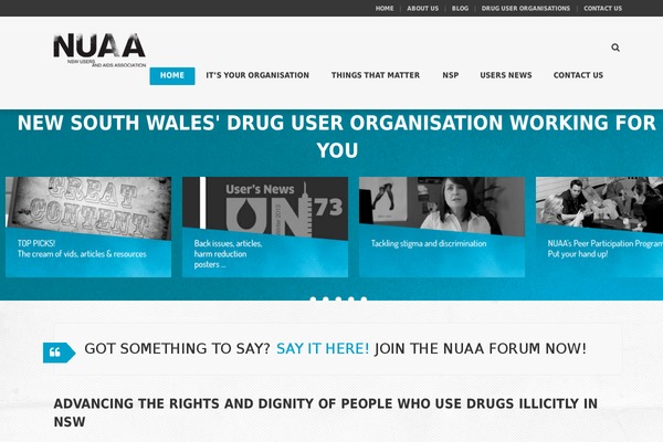 nuaa.org.au site used Nuaa
