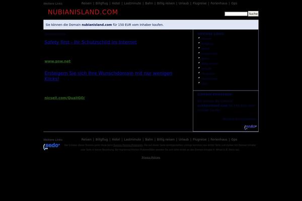 nubianisland.com site used Hotelbooking-1.0c