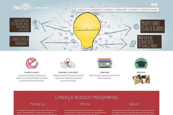 nucleoensino.com site used Nucleo