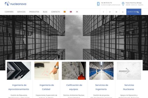 nucleonova.es site used Nucleonova