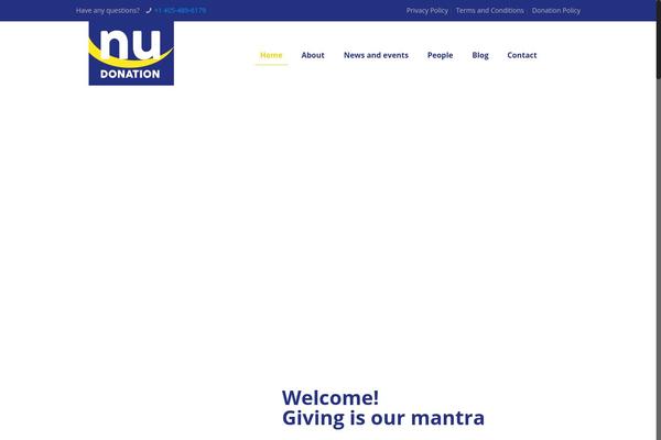 WordPress website example screenshot