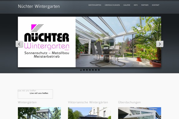 inFocus theme site design template sample