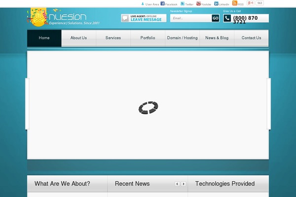 Site using Carousel Slider plugin