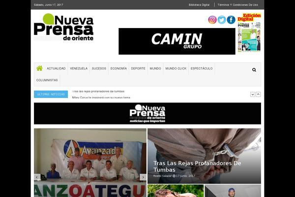 nuevaprensa.web.ve site used Newsium-pro