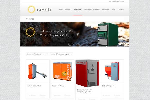 Enfold theme site design template sample