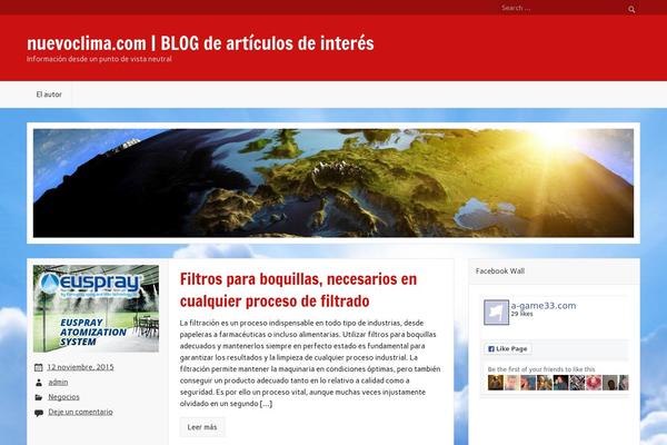 nuevoclima.com site used Rubine Lite