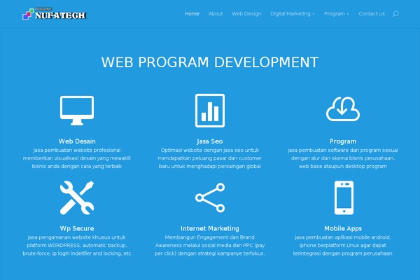 nufatech.com site used Bestseotheme