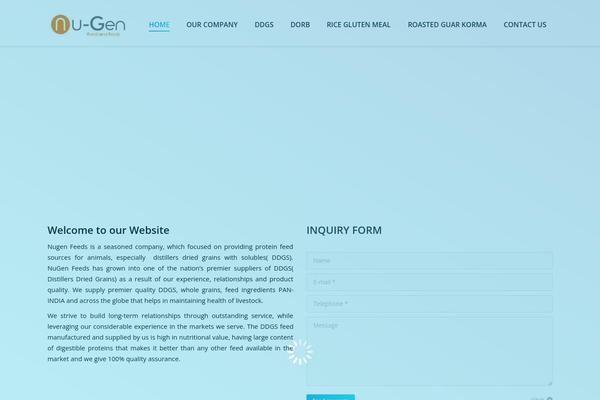 The7 theme site design template sample