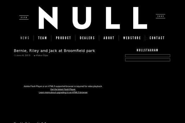 nullskateboards.com site used Null-rework-twentythirteen