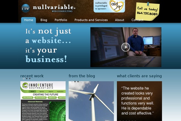 nullvariable.com site used Thesis 1.7