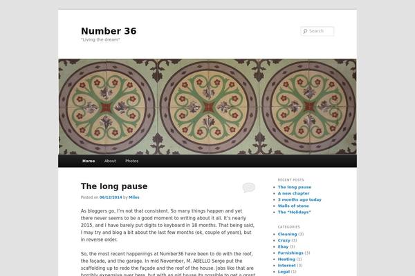 WordPress website example screenshot