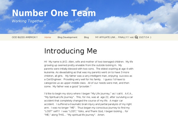 Twenty Thirteen theme site design template sample