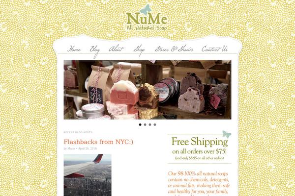 numenaturalsoap.com site used Nume