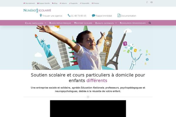 WordPress website example screenshot