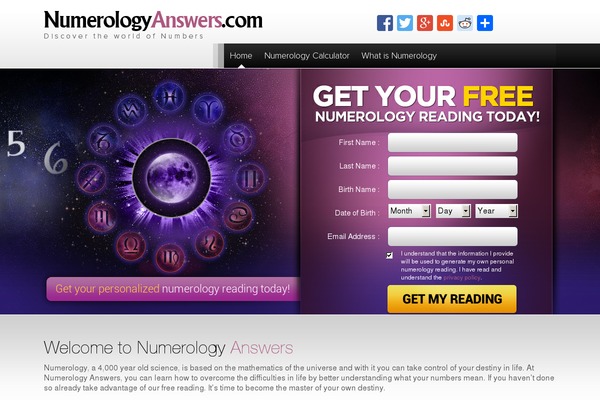 numerologyanswers.com site used Meanings