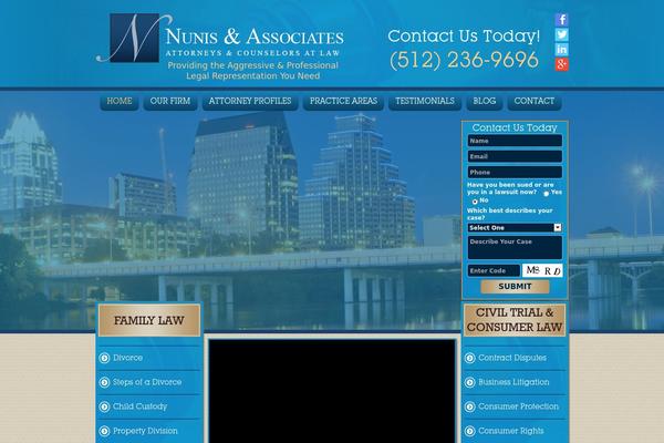 nunislaw.com site used Pkweb