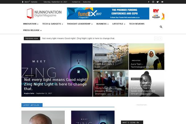 Newspaper theme site design template sample