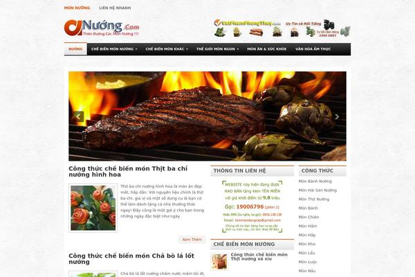 nuong.com site used Destra