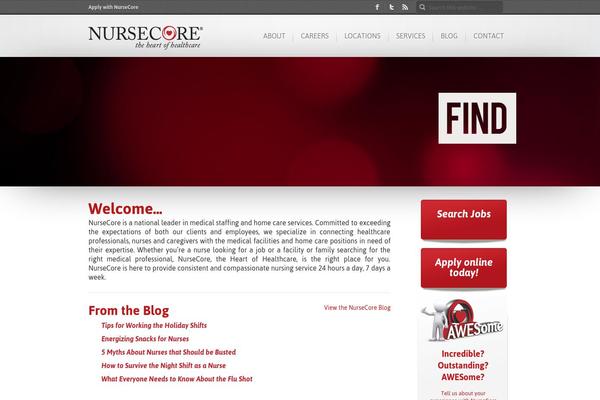 nursecore.com site used Nursecore2020