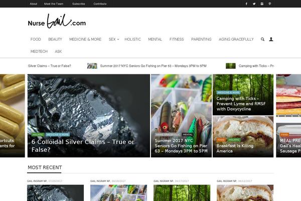 Curated theme site design template sample