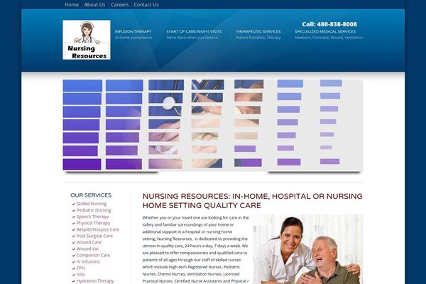 WordPress website example screenshot