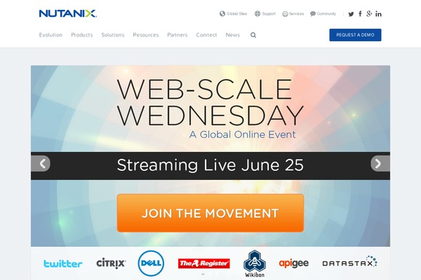 nutanix theme websites examples