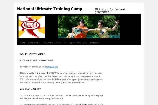 WordPress website example screenshot