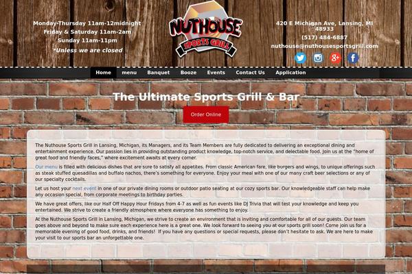 nuthousesportsgrill.com site used Ultimatum