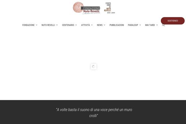 Fondazione theme site design template sample