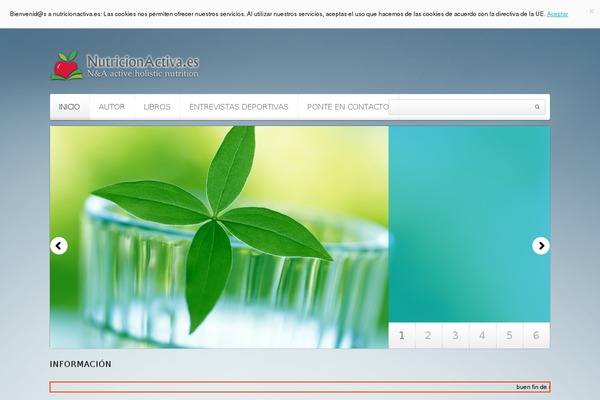 nutricionactiva.es site used Theme1701