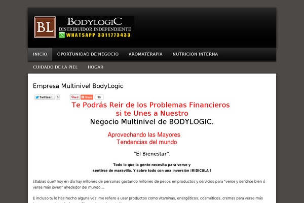 nutricionbodylogic.com site used Megamag