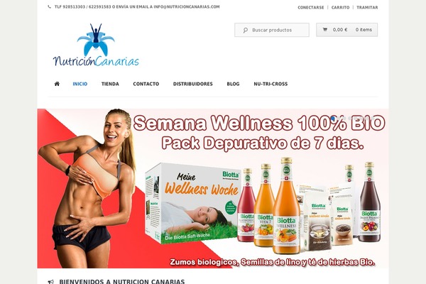 nutricioncanarias.com site used Sanzo