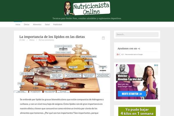 nutricionista-online.com site used Bliss