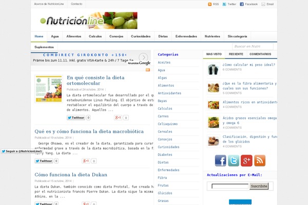 nutricionline.org site used Daily