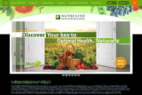 nutrilite.com.my site used Amwaybrand