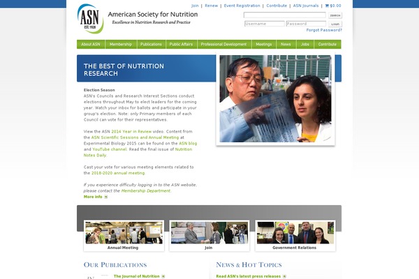 nutrition.org site used Nutrition-custom-theme