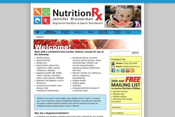 nutritionrx.ca site used Nutritionrx