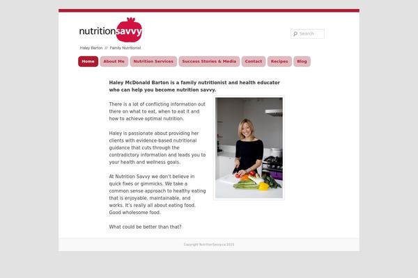 nutritionsavvy.ca site used Twentyeleven-child