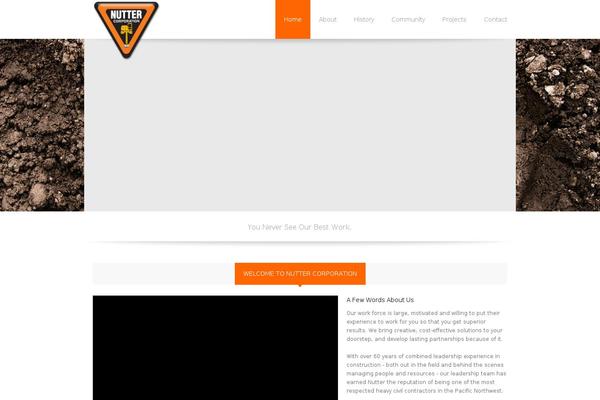 Wiseguys theme site design template sample