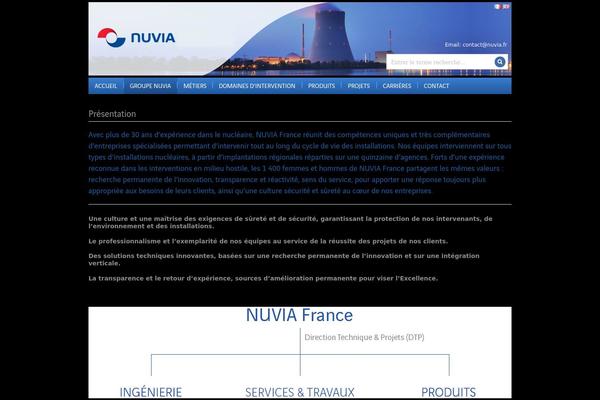 nuvia.fr site used Nuvia-group.com