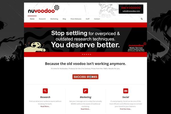 nuvoodoo.com site used Beaver Builder