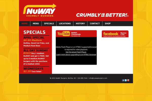 nuwayburgers.com site used Nuwayburgers