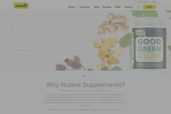nuzest.co.nz site used Nuzest-custom